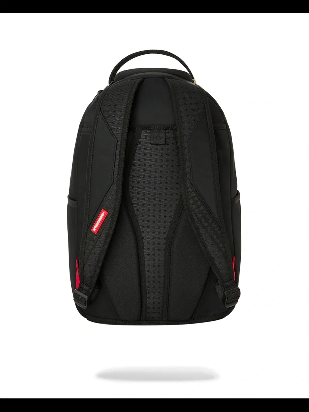 Sprayground Black Shark-Mouth Backpack with Gray Graphic